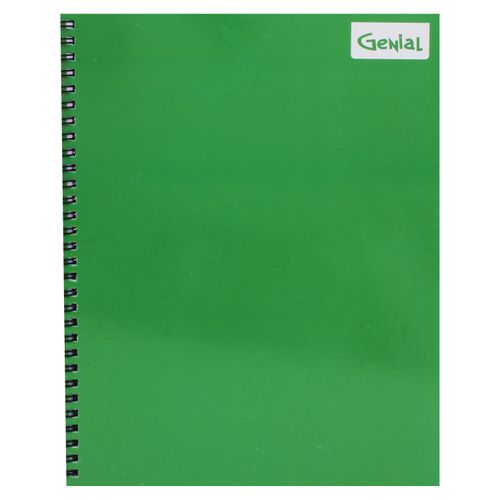 Cuaderno Genial espiral liso colores surtidos - 100 hojas