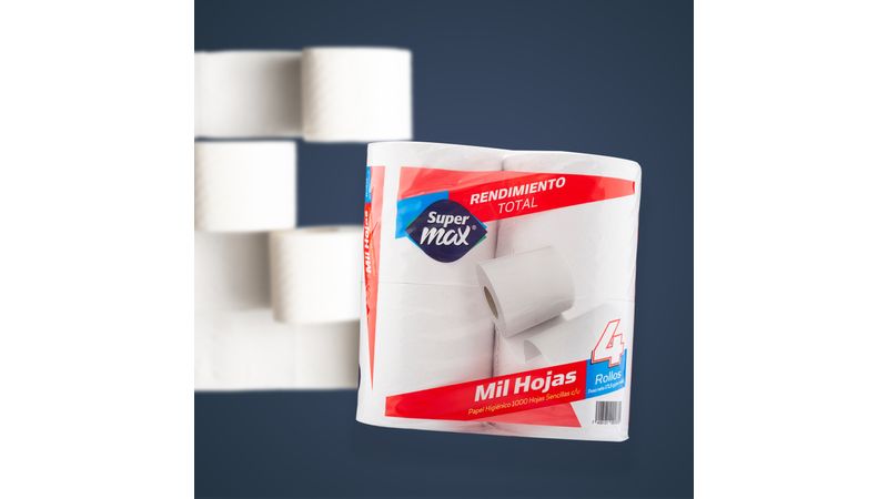 Comprar Papel Higienico Supermax 1P 1000 Hojas 6rollos