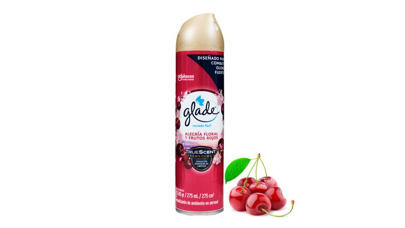 Comprar Aromatizante Glade Aerosol Alegría Floral y Frutos Rojos - 275ml, Walmart Guatemala - Maxi Despensa