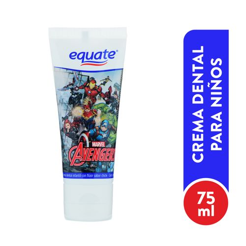 Pasta Dental Infantil Marca Equate Avengers -75Ml