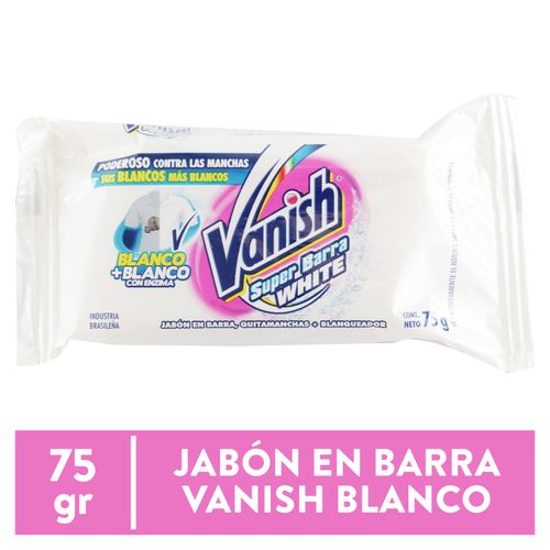 Jabón Barra Vanish  Blanco - 75gr