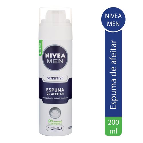 Espuma Afeitar Nivea Sensible - 200ml