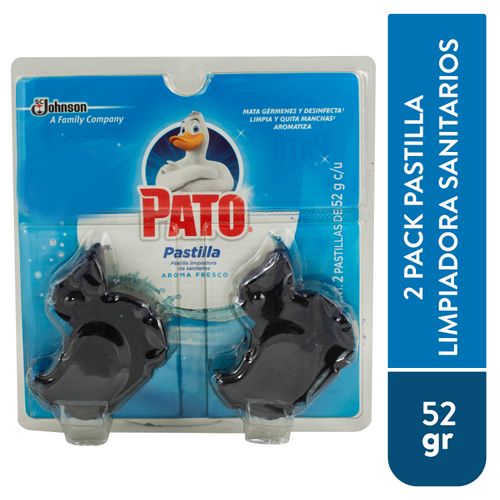 Limpiador pasti w.c. tanque azul 40 gr x 2 un pato - Ofimarket