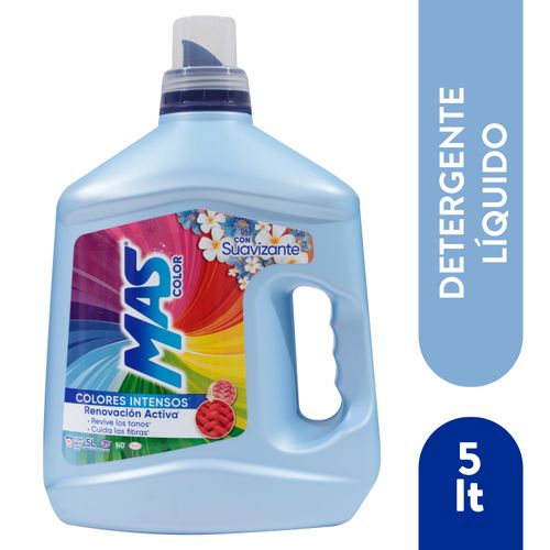 Detergente Líquido MAS Suavizante - 5Lt
