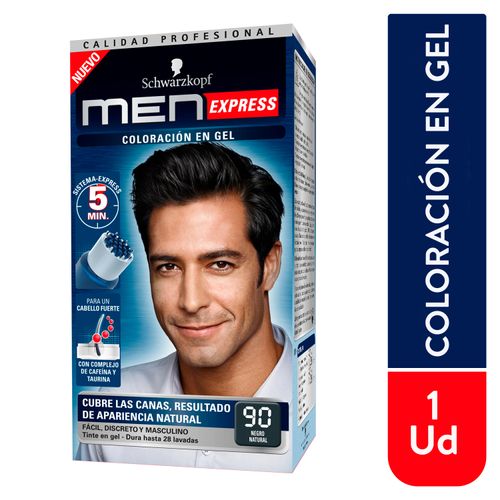 Tinte Men Express 90 Negro Natural 1Und