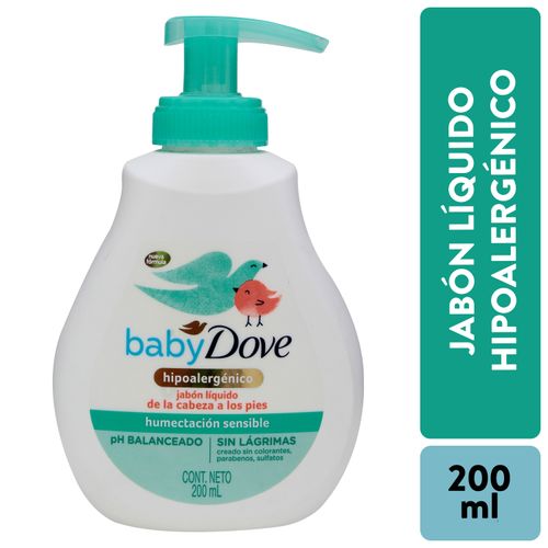 Jabón Líquido Dove Baby Hidratación Sensible - 200ml