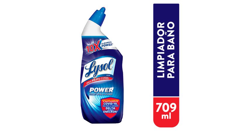 Comprar Desinfectante Limpiador De Sanitarios Lysol Power 10X