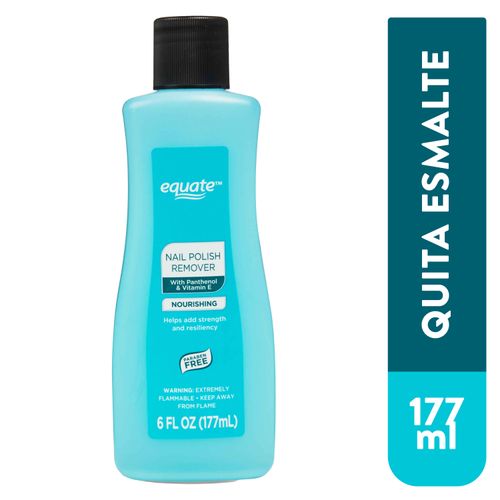 Removedor De Esmalte Marca Equate, Acetona - 177 ml