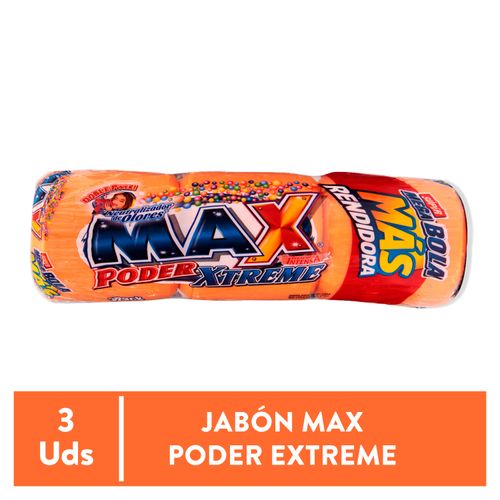 Mega bola Max Poder, Frescura Intensa  3pack -1500g