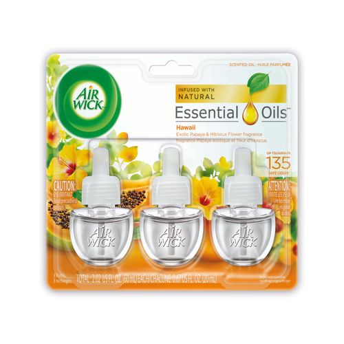 Air Wick Aromatizante Electrico Hawaii Repuesto 3Pack X 21Ml