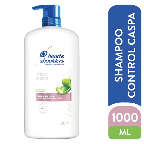 Shampoo Head & Shoulders Dermo Sensitive Extractos de Sábila / Aloe 1 L