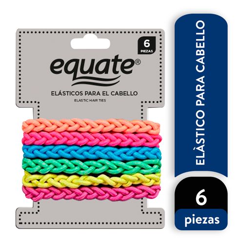 Colas Para El Cabello Marca Equate - 6 Piezas