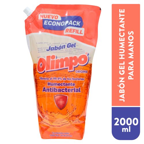 Jabón Olimpo Líquido Antibacterial Doypack- 2000ml