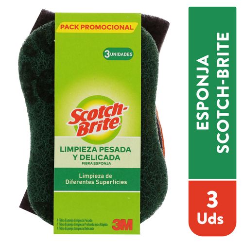 Esponja Limpieza Delicada Cero Rayas Cocina 2 Unidades Scotch-Brite® – Do  it Center