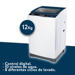 Comprar Lavadora Digital Oster 10.5 Kg Color Blanco, Funcion One Touch, 6  Programas De Lavado, 2 Entradas De Agua, Walmart Guatemala - Maxi Despensa