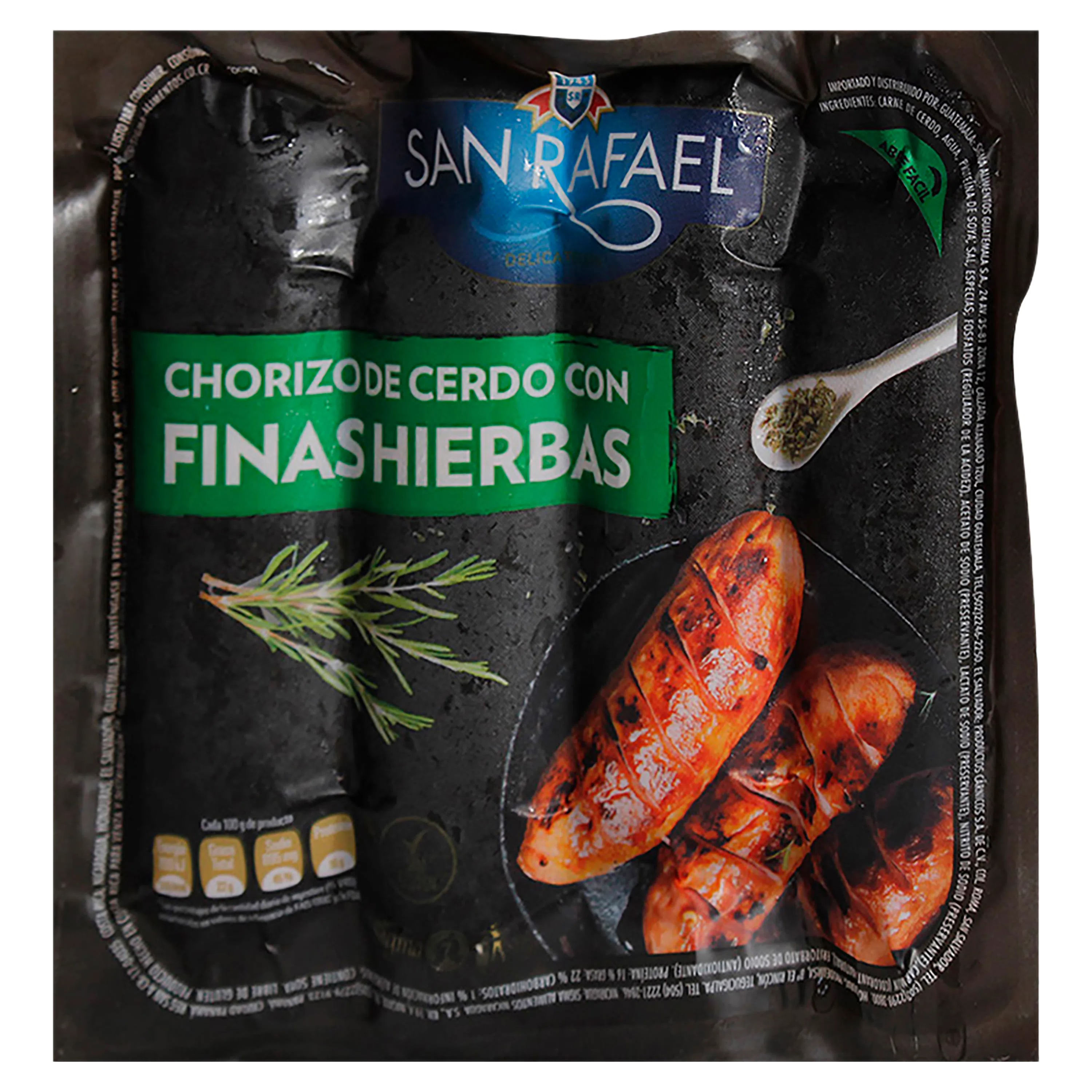 Comprar Chorizo San Rafael cerdo finas hierbas - 600 g | Walmart ...