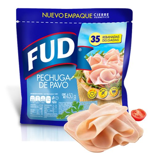 Pechuga Fud de pavo zipack de 35 rebanadas - 450 g