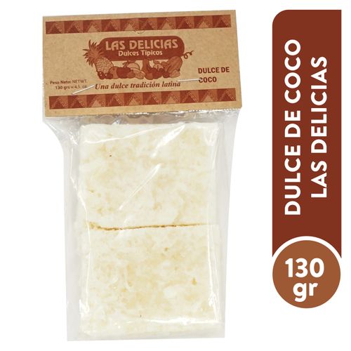 Dulce Las Delicias De Coco -130gr