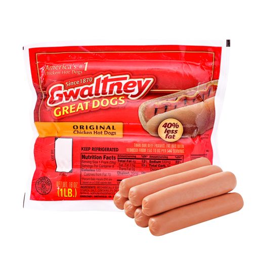 Gwalney Salchicha De Pollo 454G