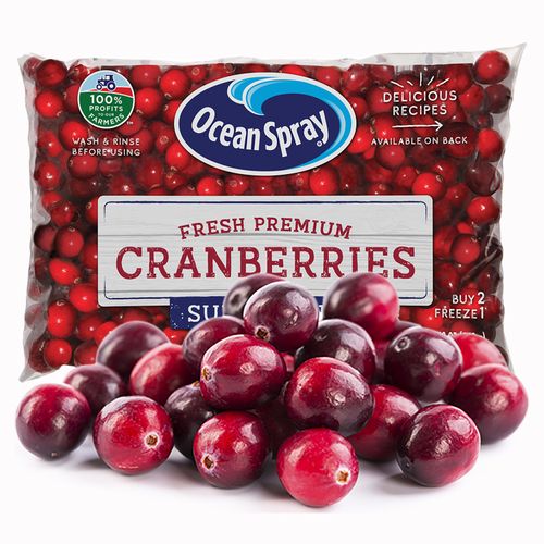 Cranberry Ocean Spray Importado Premium, Bolsa de 12oz