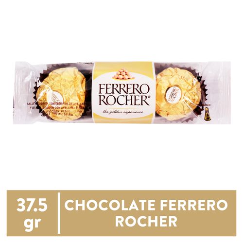 Chocolate Ferrero Rocher 3 pzas- 33.5 g