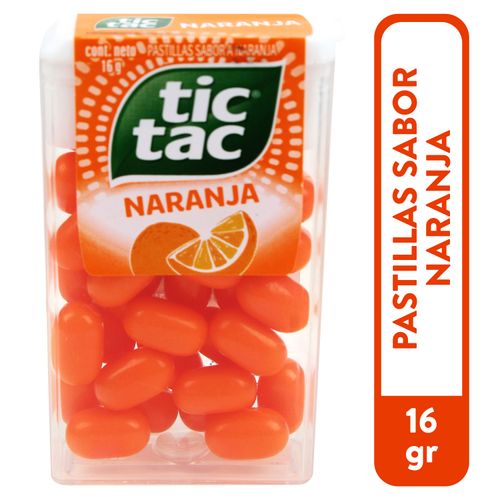 Dulce Tic Tac Naranja - 16gr