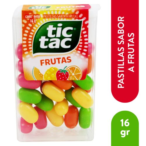 Chicles Tic Tac Frutas Mix 16gr