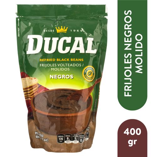 Frijol Ducal  Molido Negro Doy Pack - 400gr