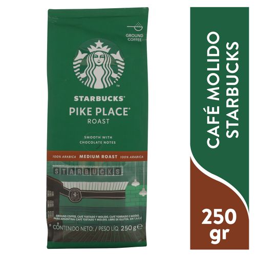 STARBUCKS Pike Place Tueste Medio Café Molido Bolsa 250g