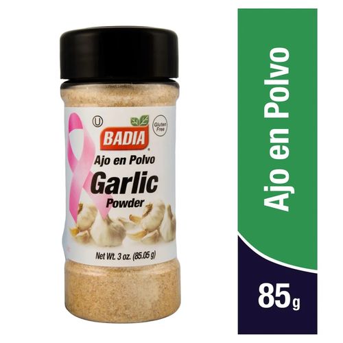 Ajo En Polvo Badia Bote - 85 g