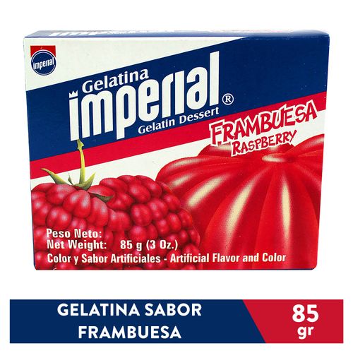 Gelatina Imperial Sabor Frambuesa - 85gr