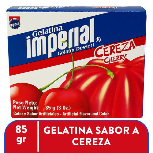 Gelatina Imperial Sabor Cereza - 85 g