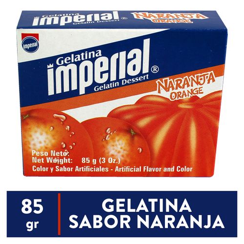 Gelatina Imperial Sabor Naranja - 85 g