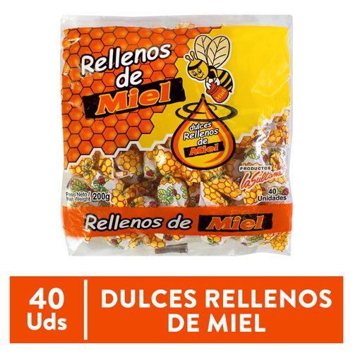 Dulces La Sultana Miel 40 uds - 200 g