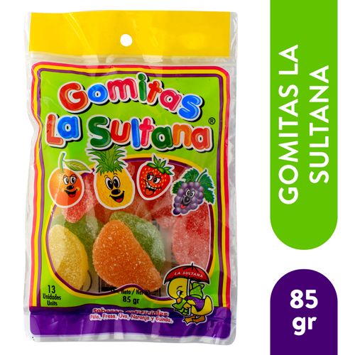 Gomitas Sultana Surtidas - 85gr