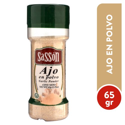 Especias Sasson Ajo En Polvo - 65 g