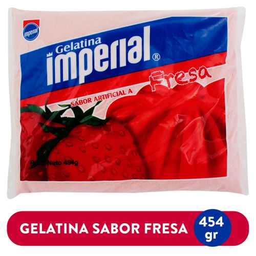 Gelatina Imperial Sabor Fresa - 454gr