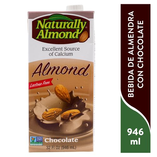 Bebida Naturally Almond Almendras Chocolate - 946ml