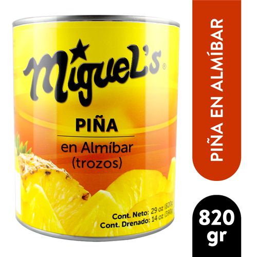 Piña Miguels En Trozos - 820gr