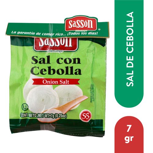 6 Pack Especia Sasson Sal Cn Cebolla - 42gr