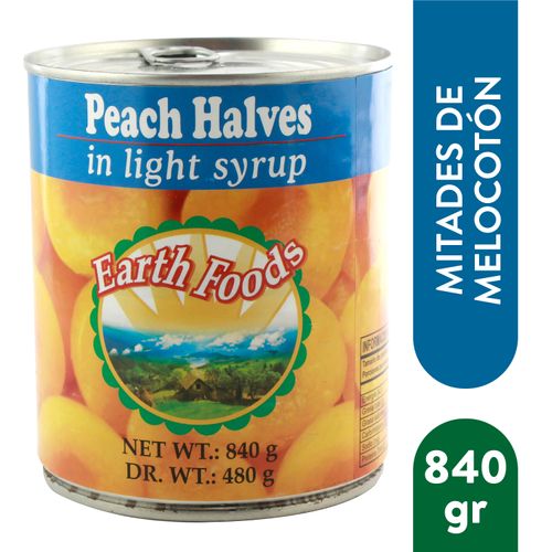 Melocotón Roland Mitad Earth Foods - 840g