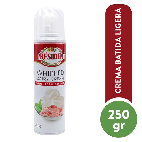 Crema Batida President En Aerosol - 250g