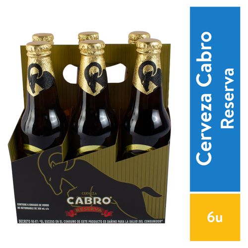 6 Pack Cerveza Cabro Reserva - 2100ml