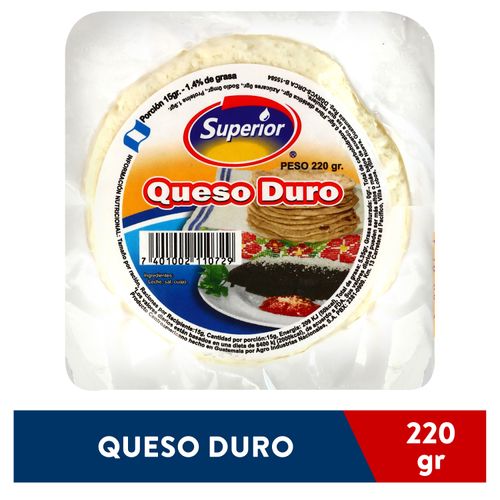 Queso Superior Duro - 220gr