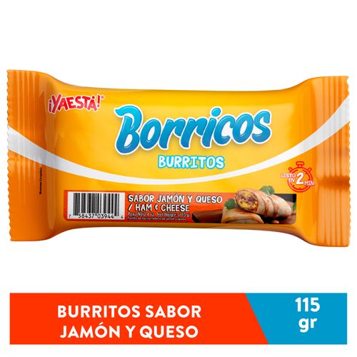 Burritos YaEstá De Jamón Queso - 115 g