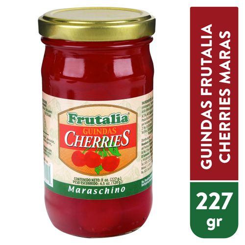 Guindas Frutalia cherries con tallos - 227 g