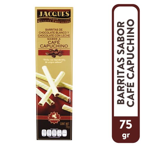 Chocolate en barritas Jacques sabor capuccino - 75 g