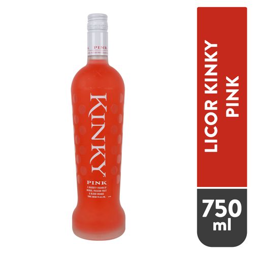 Vodka Kinky Botella Rosada - 750ml