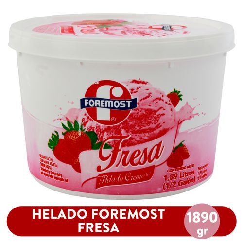 Helado Foremost Fresa - 1890 g