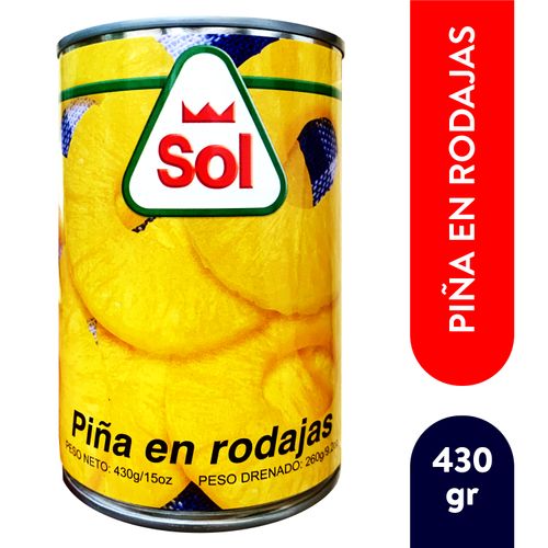 Piña Sol Rodaja - 15oz